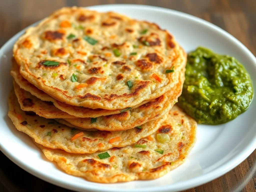 Whole Wheat Vegetable Cheela