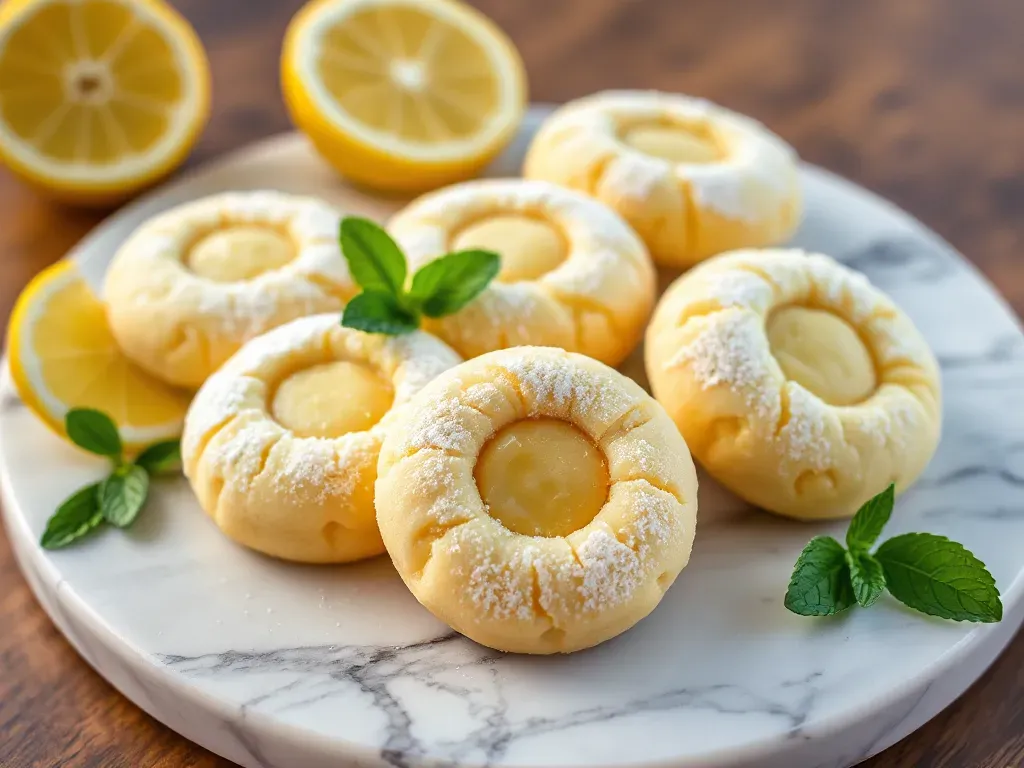 Zesty Sunshine Delight: Lemon Cookie